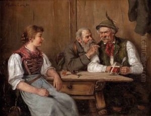 Eine Tischgesellschaft by Albert Mueller-Lingke