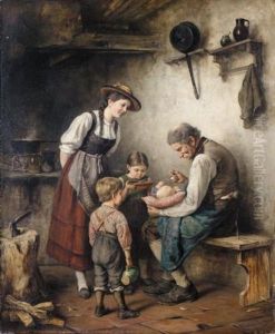 Essenszeit by Albert Mueller-Lingke