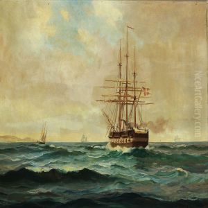 Seascape With The Frigate Jylland