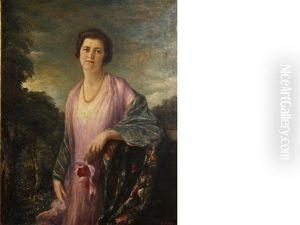 Portrait Of A Woman In Lavender