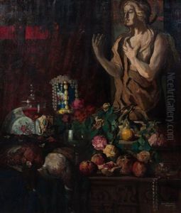 Still Life, 1914 by Anton Mueller-Wischin
