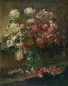 Bunter Rosenstraus by Anton Mueller-Wischin