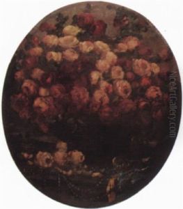 Stilleben Mit Rosenstrauss Und Schmuck Stilleben Mit Rosenstrauss Und Schmuck