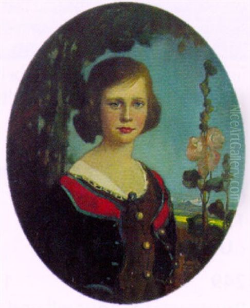 Madchen In Berechtesgadener Tracht - view 1