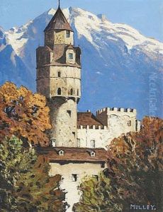 Blick Auf Den Munzturm Der Burg Hasegg In Hall In Tirol Blick Auf Den Munzturm Der Burg Hasegg In Hall In Tirol
