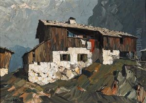 Mountain Farm by Oskar Mulley