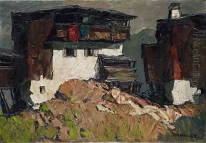 Gehoft In Den Bergen by Oskar Mulley