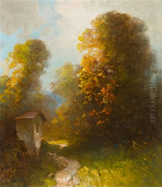 Herbstliche Landschaft Mit Marterl - view 1