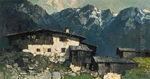 Bergbauernhof In Garmisch by Oskar Mulley