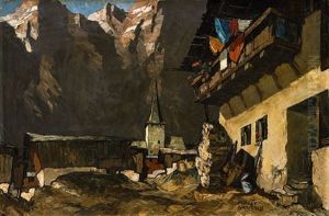 Tiroler Berghof by Oskar Mulley