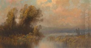 Am Ufer Eines Vorgebirgssees Am Ufer Eines Vorgebirgssees