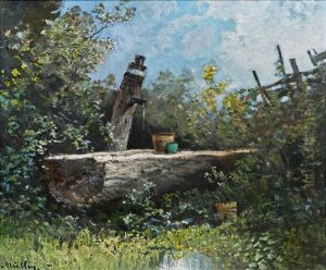 Bauerngarten Mit Brunnen Bauerngarten Mit Brunnen