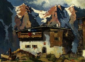 Bergbauernhof In Tirol by Oskar Mulley