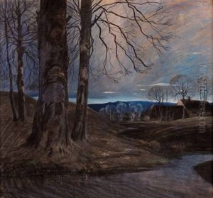 Abend Im Moor by Oskar Mulley