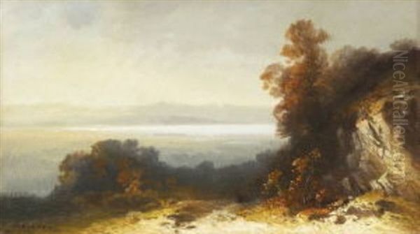 Blick Auf Einen See In Vorgebirgslandschaft - view 1