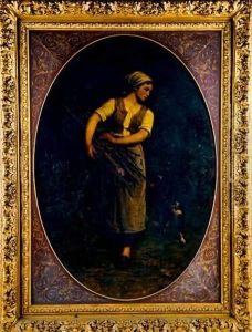 Jeunne Femme Aux Fagots by Pierre Billet