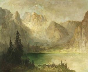 Gebirgssee In Den Alpen (weisensee?)