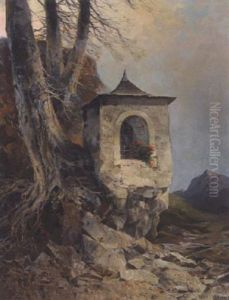 Bildstock Im Hochgebirge