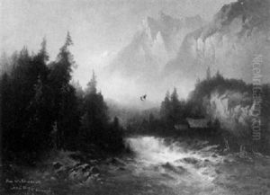 Alpental Mit Wildwasser by Oskar Mulley