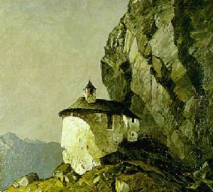 Kirche Im Gebirge by Oskar Mulley