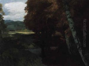 Voralpenlandschaft by Oskar Mulley