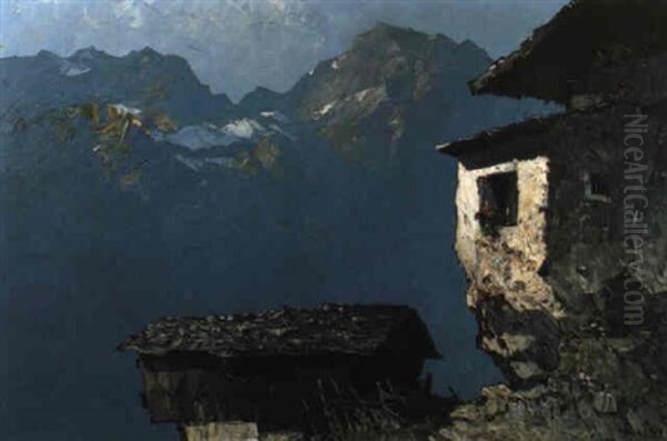Einsamer Berghof - view 1