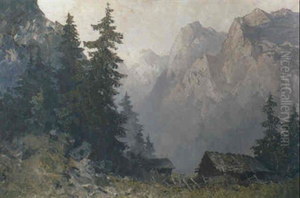 Heustadel Im Hochgebirgstal - view 1