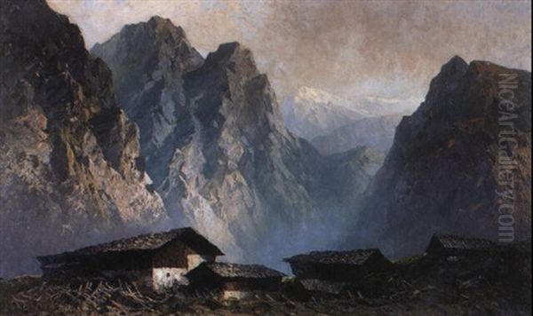 Alm Im Hochgebirge - view 1