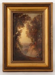 A Sunset Serenade by Augustus Edwin Mulready