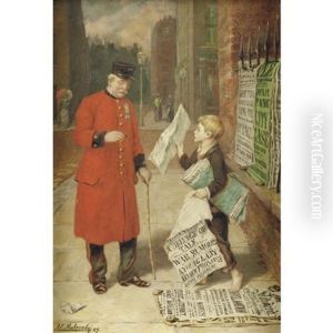 The Latest News by Augustus Edwin Mulready