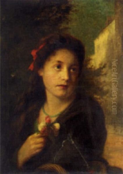 A London Flower Seller - view 1