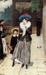 London Streets - The Poor And Rich, Pavement And Gutter