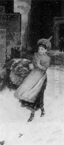 The Dead Robin by Augustus Edwin Mulready