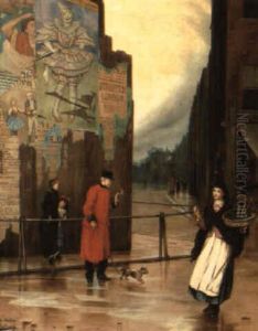 Outside Chelsea After Rain by Augustus Edwin Mulready
