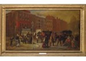 Ludgate Hill In Early Times by William Mulready