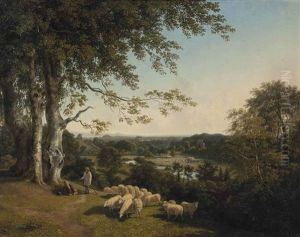 A Bucolic Landscape Of The English Countryside A Bucolic Landscape Of The English Countryside