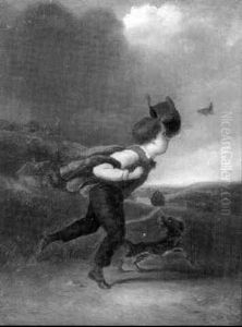Chasing The Butterfly by William Mulready