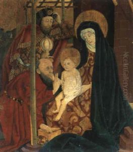 Die Anbetung Der Koenige by Hans Multscher