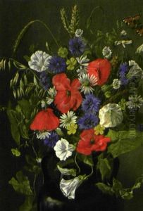 Bouquet De Fleurs Des Champs A Papillon by Emma Mulvad