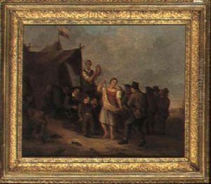 Dancing A Jig by John George Mulvany