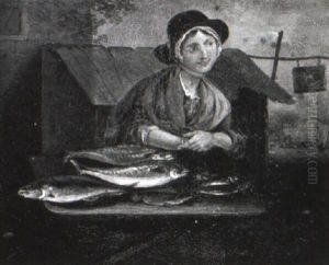 Fishmonger by Thomas James Mulvany
