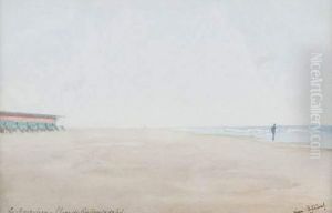 La Manquiera, Plage De Rio Grande Do Sul by Louis Victor Marie Billiard