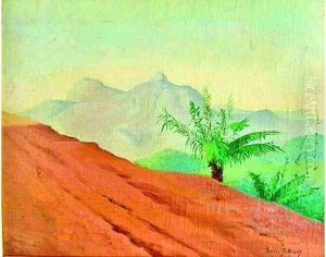 Monts De La Cascatigna, Environ De Petropolis, Au Bresil, Vers 1890 by Louis Victor Marie Billiard