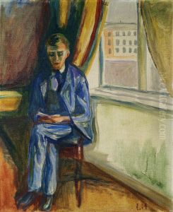 Andreas Reading by Edvard Munch