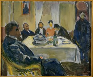 The Wedding Of The Bohemian by Edvard Munch