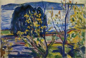 Fjord Landscape by Edvard Munch