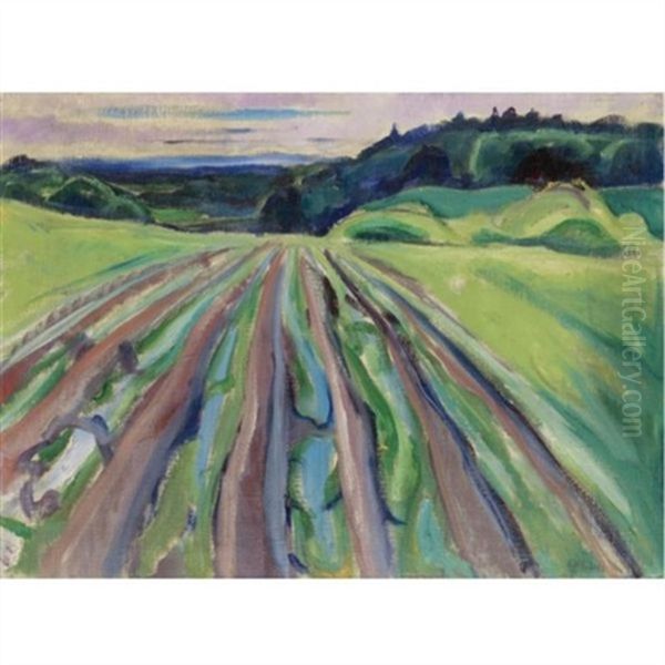 Fields At Ekely - view 1