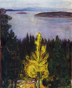 View From Nordstrand by Edvard Munch