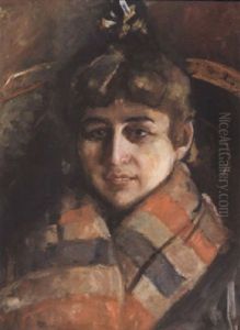 Portrett Av Charolotte Dornberger by Edvard Munch