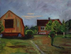 Edvard Munchs Hus Og Atelier I Asgardstrand by Edvard Munch
